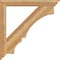 Ekena Millwork Balboa Traditional Rough Sawn Bracket, Western Red Cedar, 4"W x 40"D x 40"H BKT04X40X40BOA01RWR - alternate 2